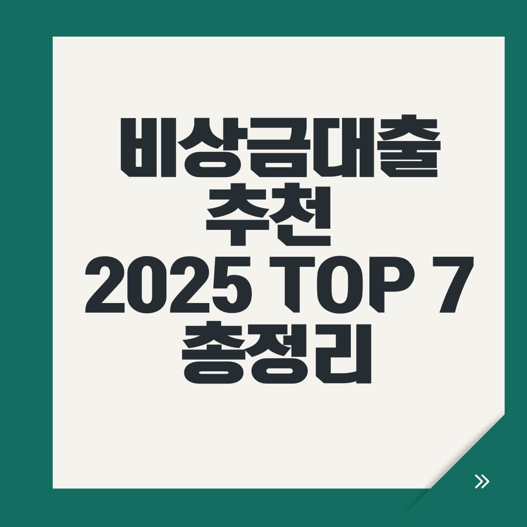 비상금대출추천